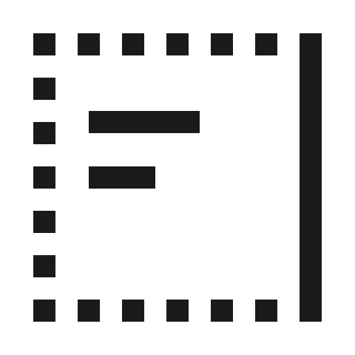 Border right icon, solid style, from Carbon