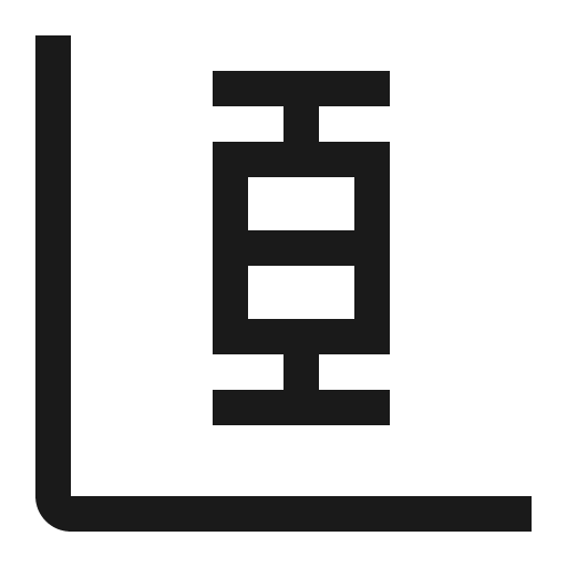 Box plot icon, solid style, from Carbon