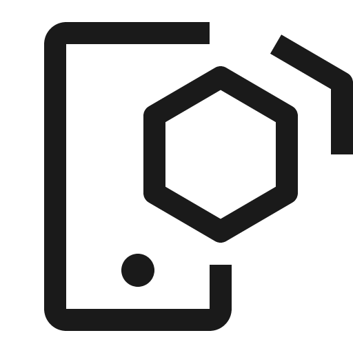 Carbon for mobile icon, solid style, from Carbon