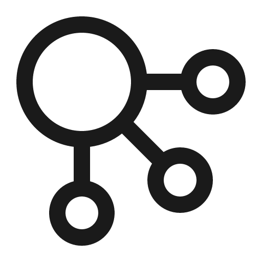Chart relationship icon, solid style, from Carbon
