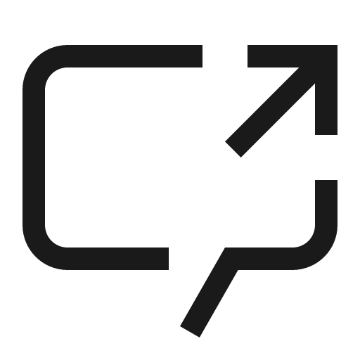 Chat launch icon, solid style, from Carbon
