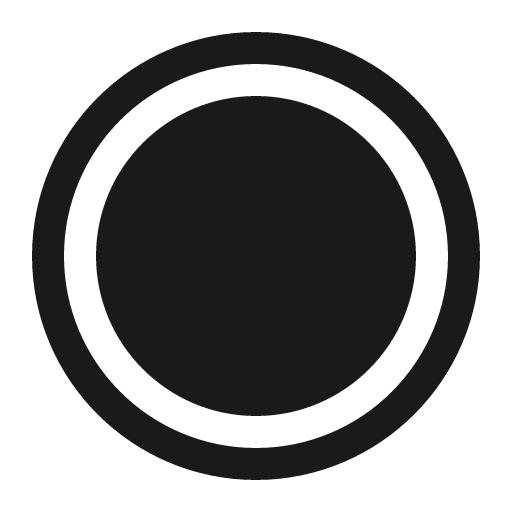 Circle filled icon, filled style, from Carbon