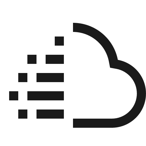 Cloud app icon, solid style, from Carbon
