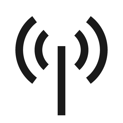 Connection signal icon, solid style, from Carbon