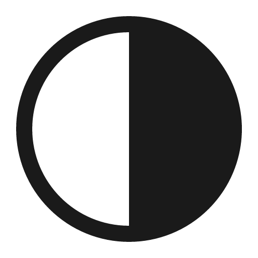 Contrast icon, solid style, from Carbon