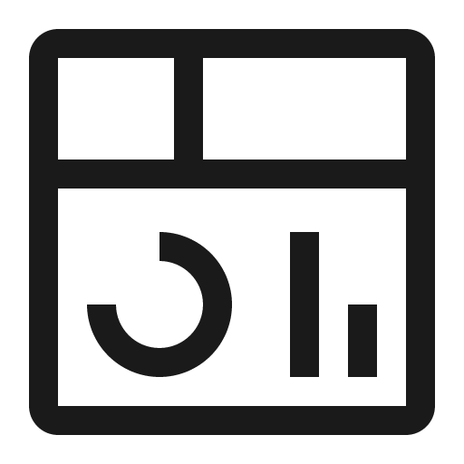 Dashboard icon, solid style, from Carbon