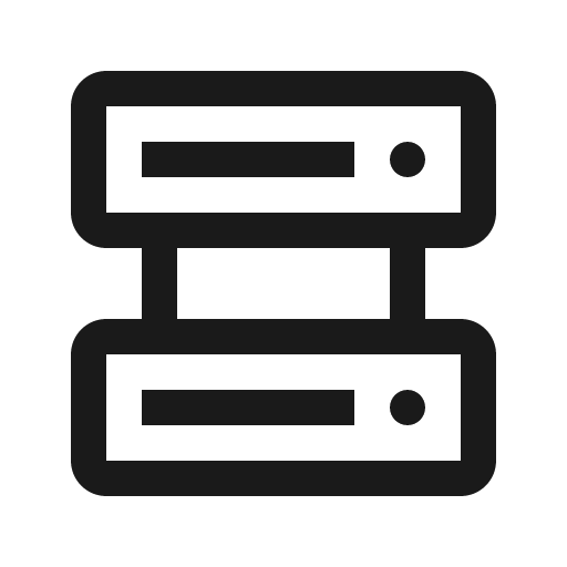 Datastore icon, solid style, from Carbon