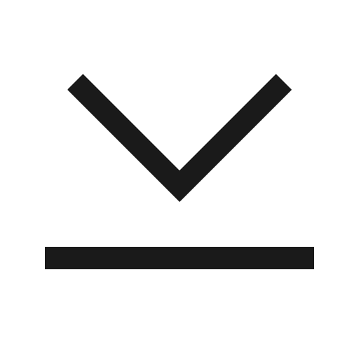 Down to bottom icon, solid style, from Carbon