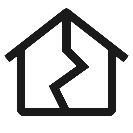 Earthquake icon, solid style, from Carbon