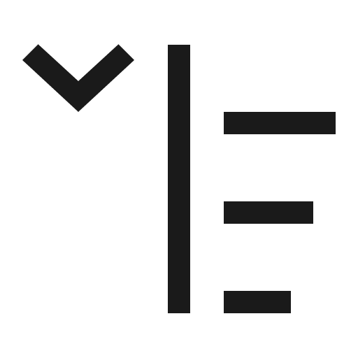 Expand categories icon, solid style, from Carbon