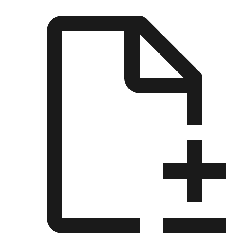 File diff icon, solid style, from Carbon