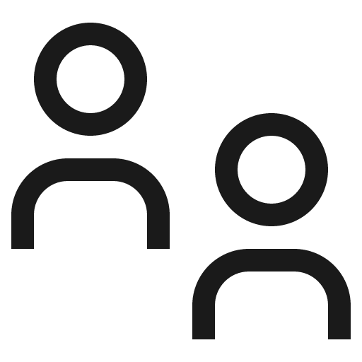 Group icon, solid style, from Carbon