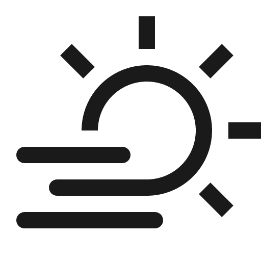 Haze icon, solid style, from Carbon