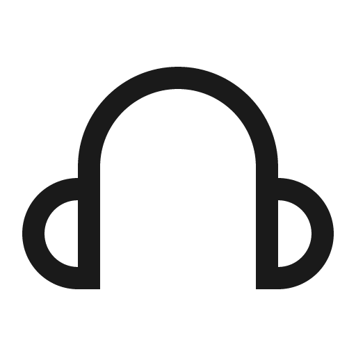 Headphones icon, solid style, from Carbon