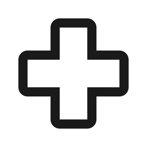 Health cross icon, solid style, from Carbon