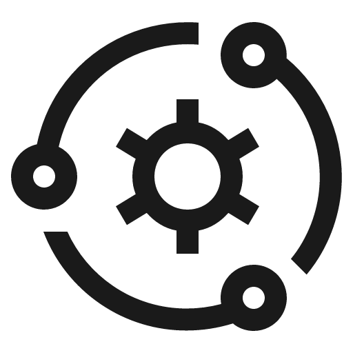 Ibm hybrid control plane icon, solid style, from Carbon