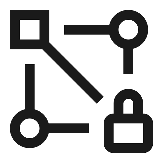 Ibm vpn for vpc icon, solid style, from Carbon