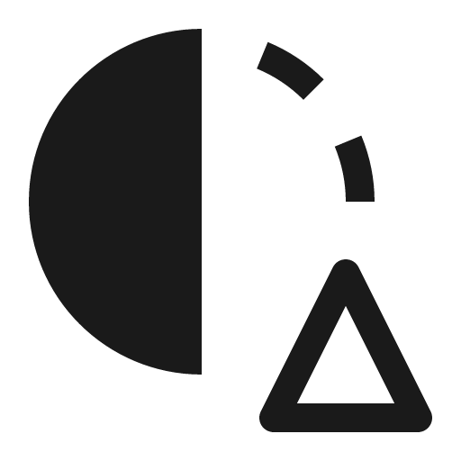 Incomplete warning icon, solid style, from Carbon