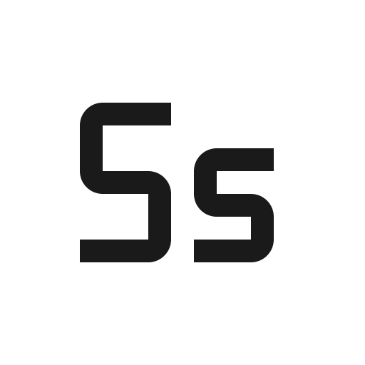 Letter ss icon, solid style, from Carbon