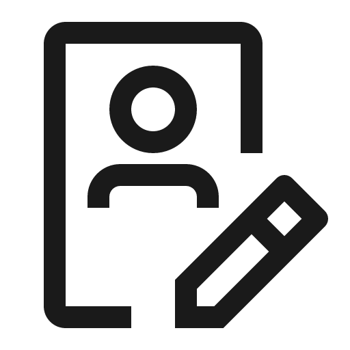 License third party draft icon, solid style, from Carbon