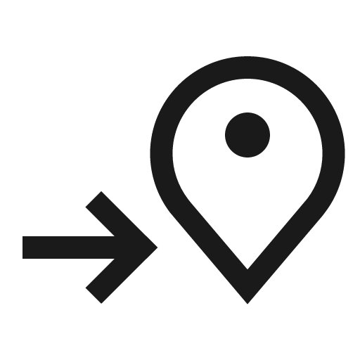 Location supplier icon, solid style, from Carbon