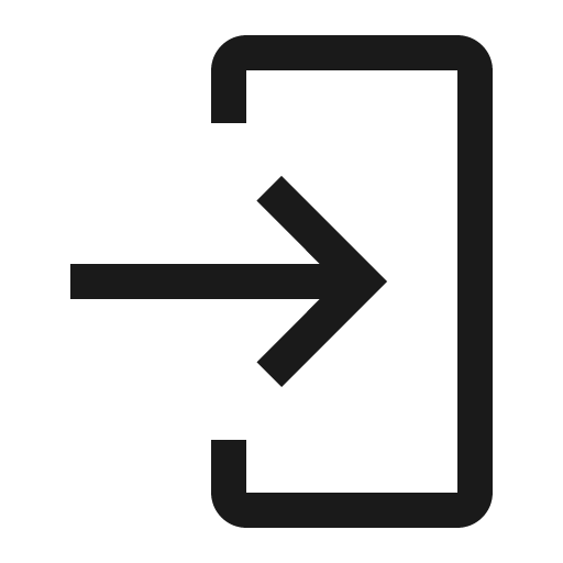 Login icon, solid style, from Carbon