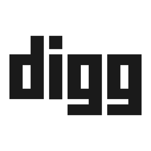 Logo digg icon, solid style, from Carbon