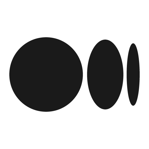 Logo medium icon, solid style, from Carbon