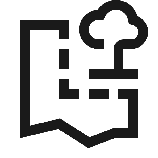 Map boundary vegetation icon, solid style, from Carbon