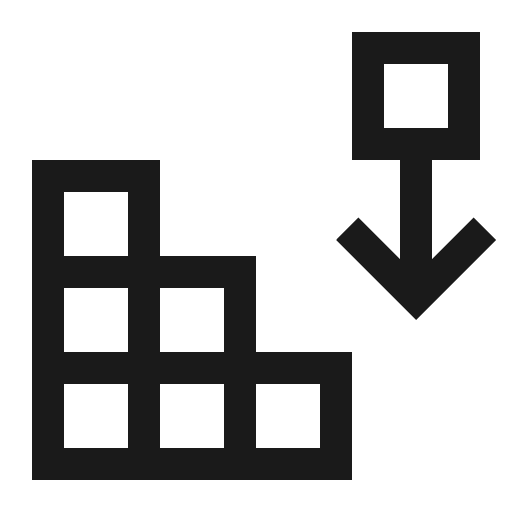 Microservices 2 icon, solid style, from Carbon