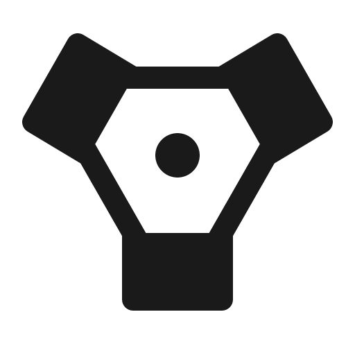Navaid vor tac icon, solid style, from Carbon