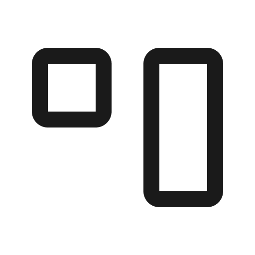 Panel expansion icon, solid style, from Carbon
