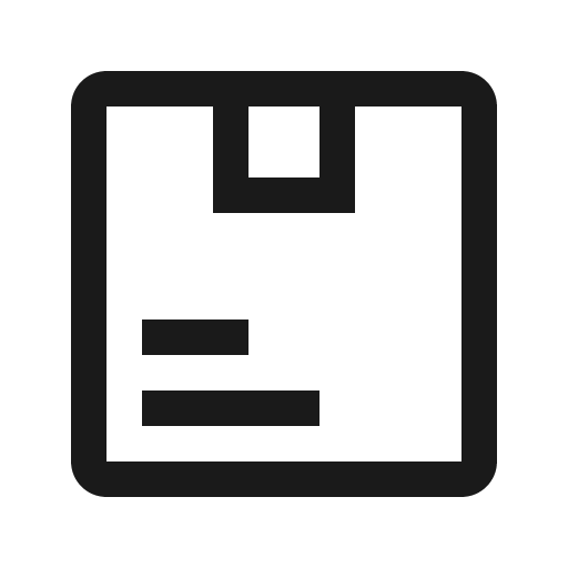 Product icon, solid style, from Carbon