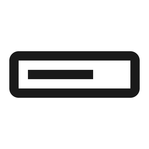 Progress bar icon, solid style, from Carbon