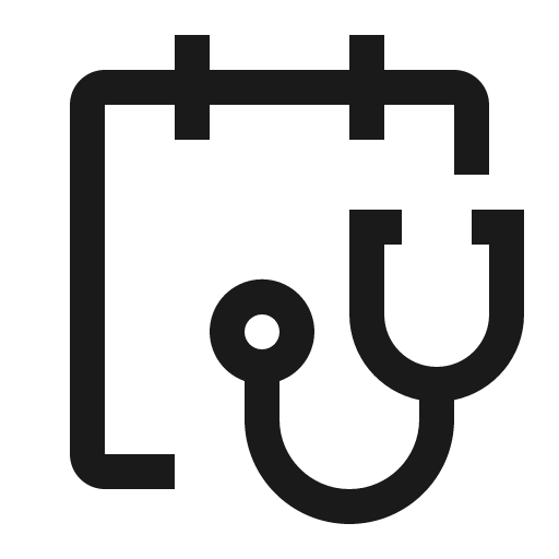 Reminder medical icon, solid style, from Carbon