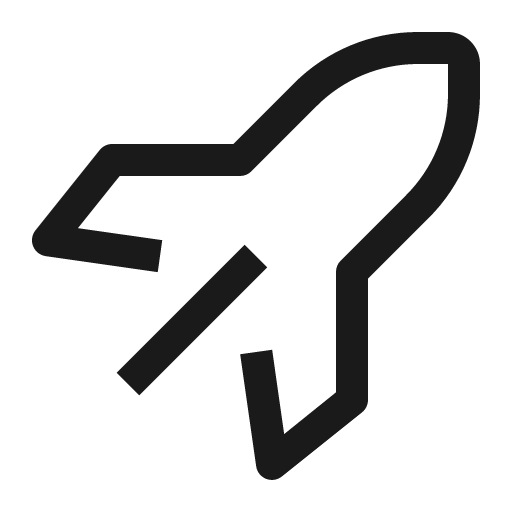 Rocket icon, solid style, from Carbon