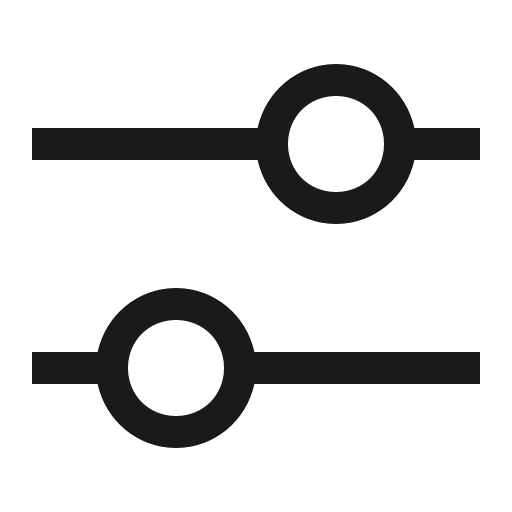 Settings adjust icon, solid style, from Carbon