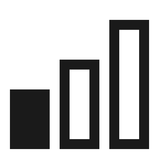 Skill level basic icon, solid style, from Carbon