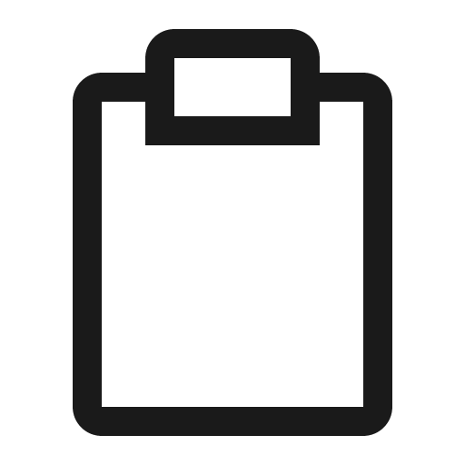 Task blank icon, solid style, from Carbon