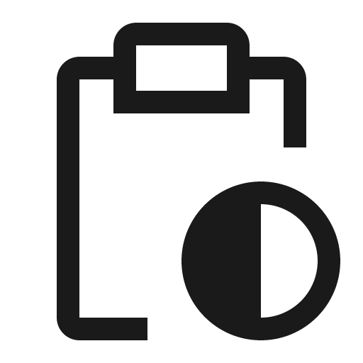 Task progress icon, solid style, from Carbon