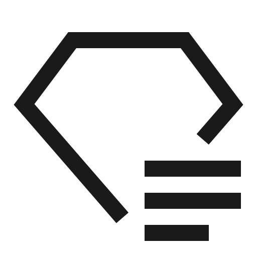 Text mining icon, solid style, from Carbon