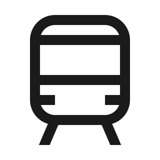 Train icon, solid style, from Carbon