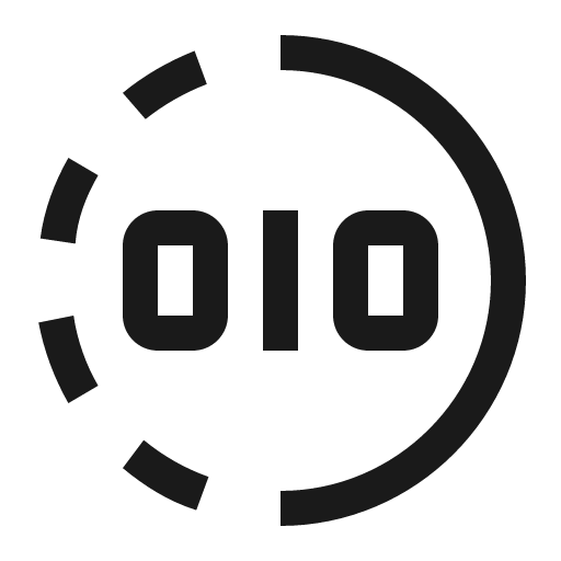 Transform binary icon, solid style, from Carbon