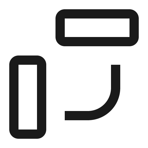 Transpose icon, solid style, from Carbon
