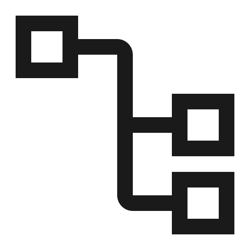Tree view icon, solid style, from Carbon