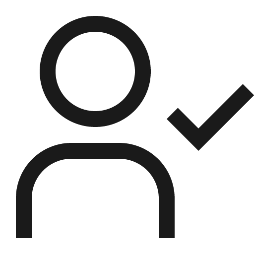 User admin icon, solid style, from Carbon