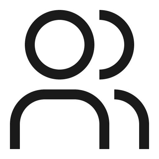 User multiple icon, solid style, from Carbon