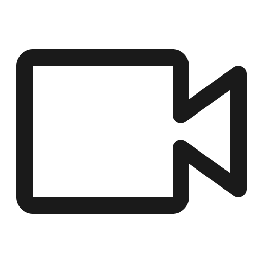 Video icon, solid style, from Carbon