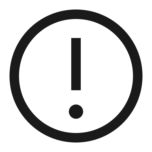 Warning icon, solid style, from Carbon