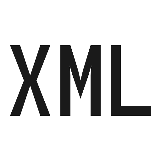 Xml icon, solid style, from Carbon